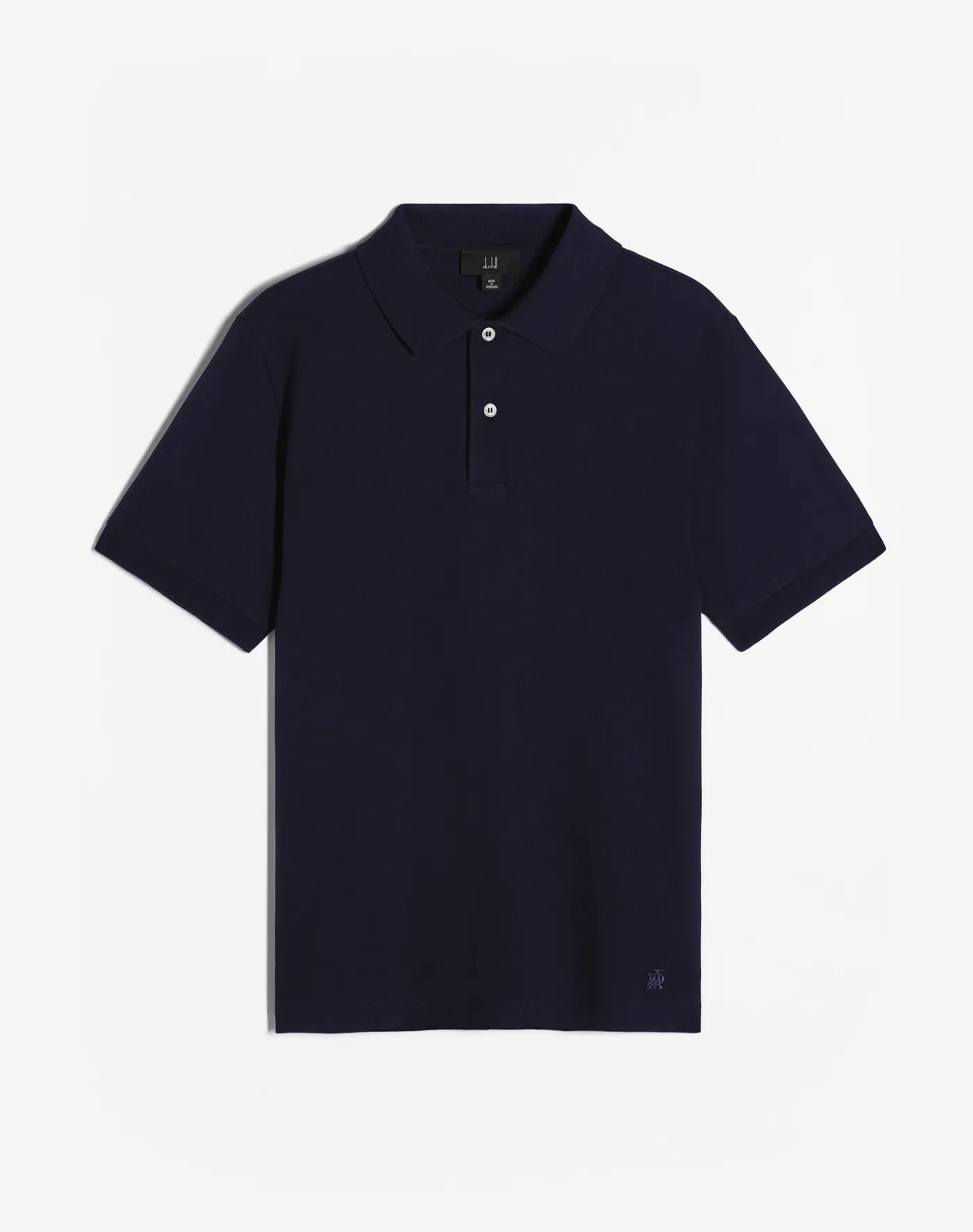 Alfred Dunhill Insignia Cotton Short Sleeve Polo