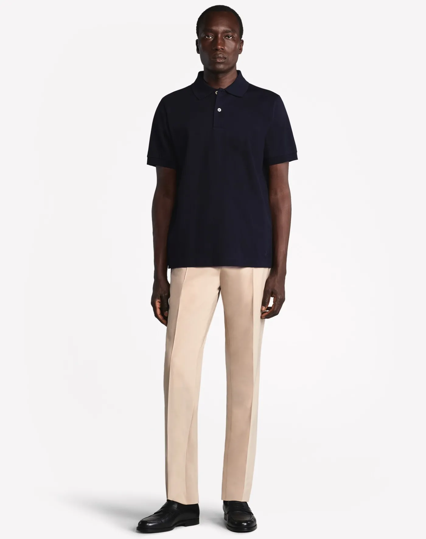 Alfred Dunhill Insignia Cotton Short Sleeve Polo