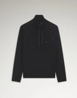 Athluxury Wool 1/4 Zip Long Sleeve T-Shirt
