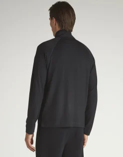 Athluxury Wool 1/4 Zip Long Sleeve T-Shirt