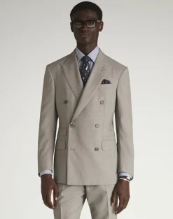 Bourdon Tropical Wool and Cashmere Double Breasted Jacket