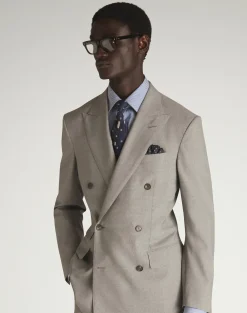 Bourdon Tropical Wool and Cashmere Double Breasted Jacket
