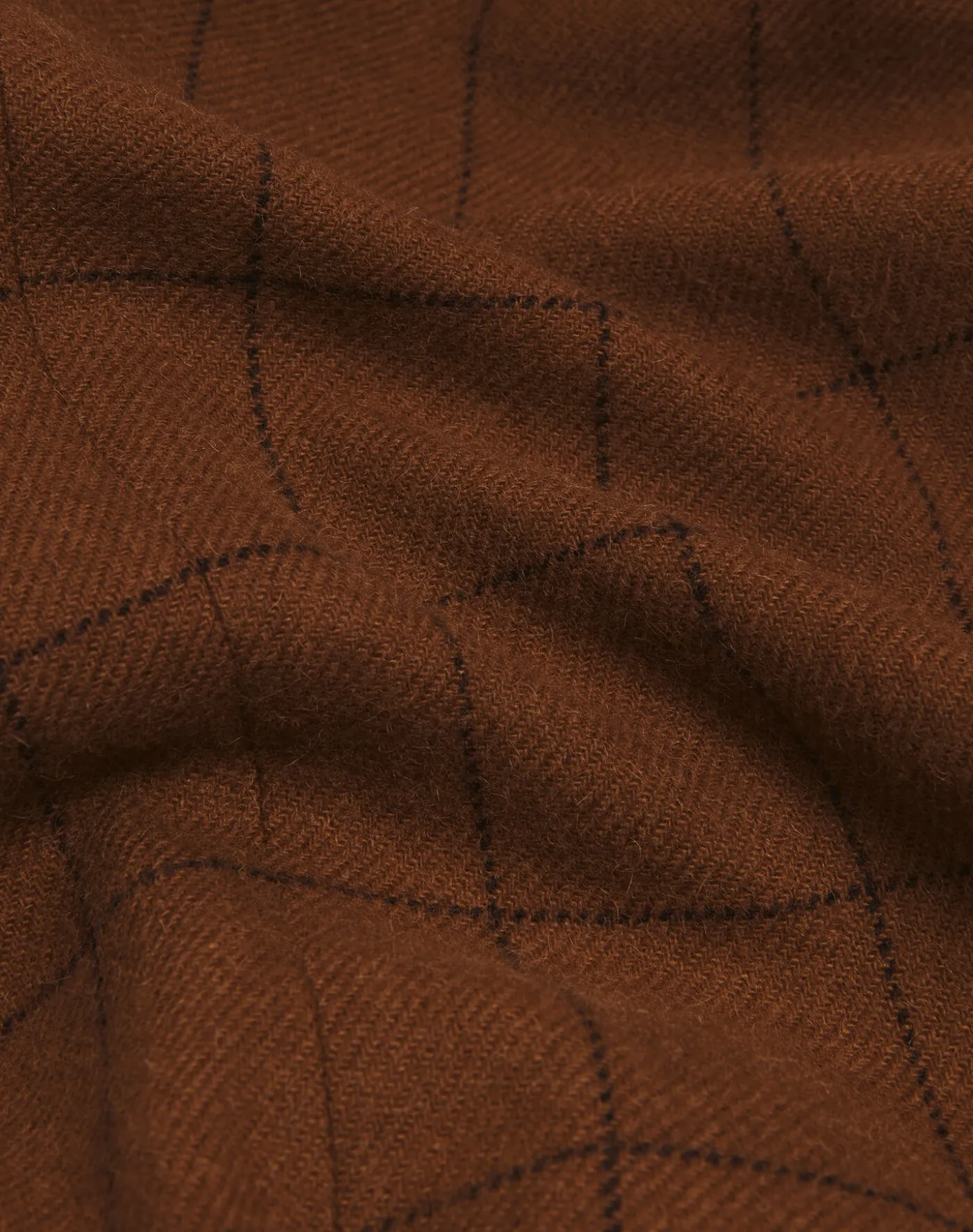 Camel Windowpane Cavendish Single Breasted Sports Coat