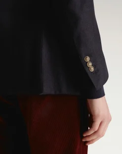 Cashmere Bourdon Double Breasted Sports Coat