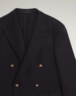Cashmere Bourdon Double Breasted Sports Coat