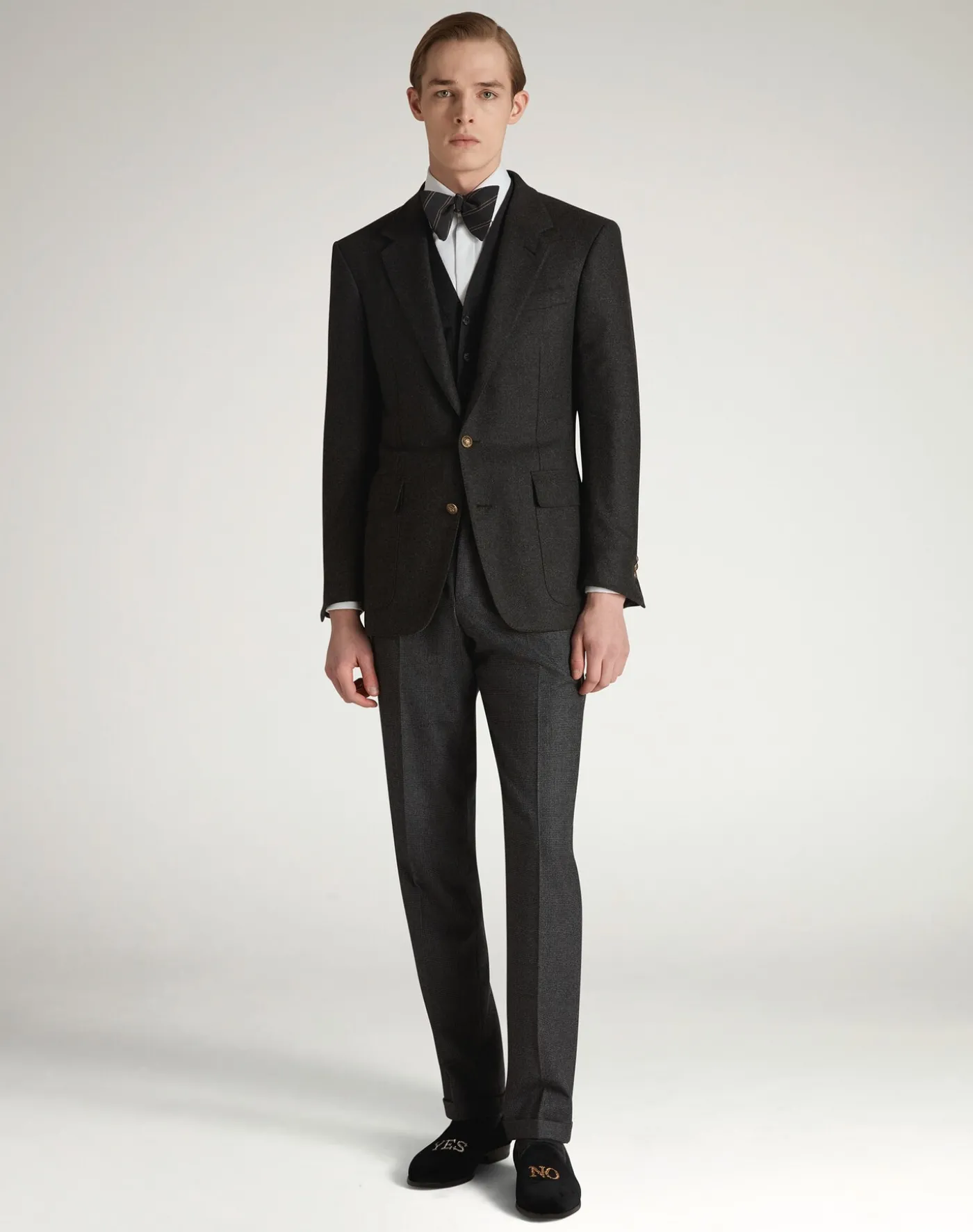 Cashmere Bourdon Single Breasted Sports Coat