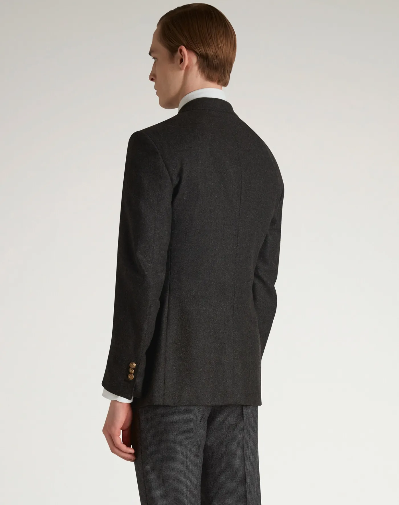 Cashmere Bourdon Single Breasted Sports Coat