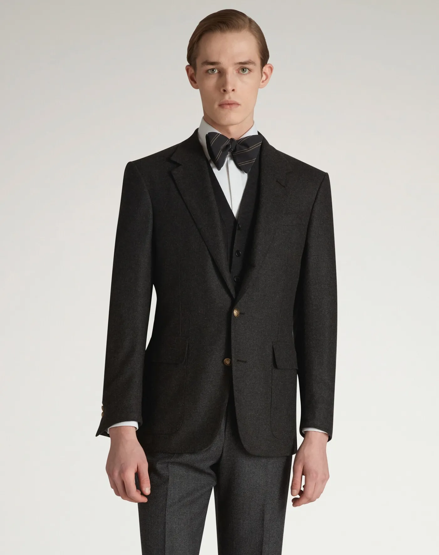 Cashmere Bourdon Single Breasted Sports Coat