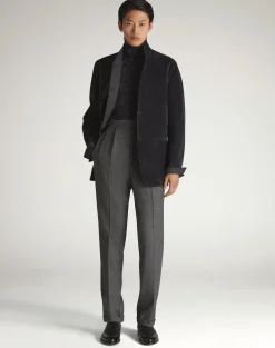 Cashmere Donegal Roll Neck Jumper