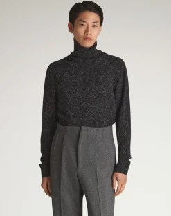 Cashmere Donegal Roll Neck Jumper