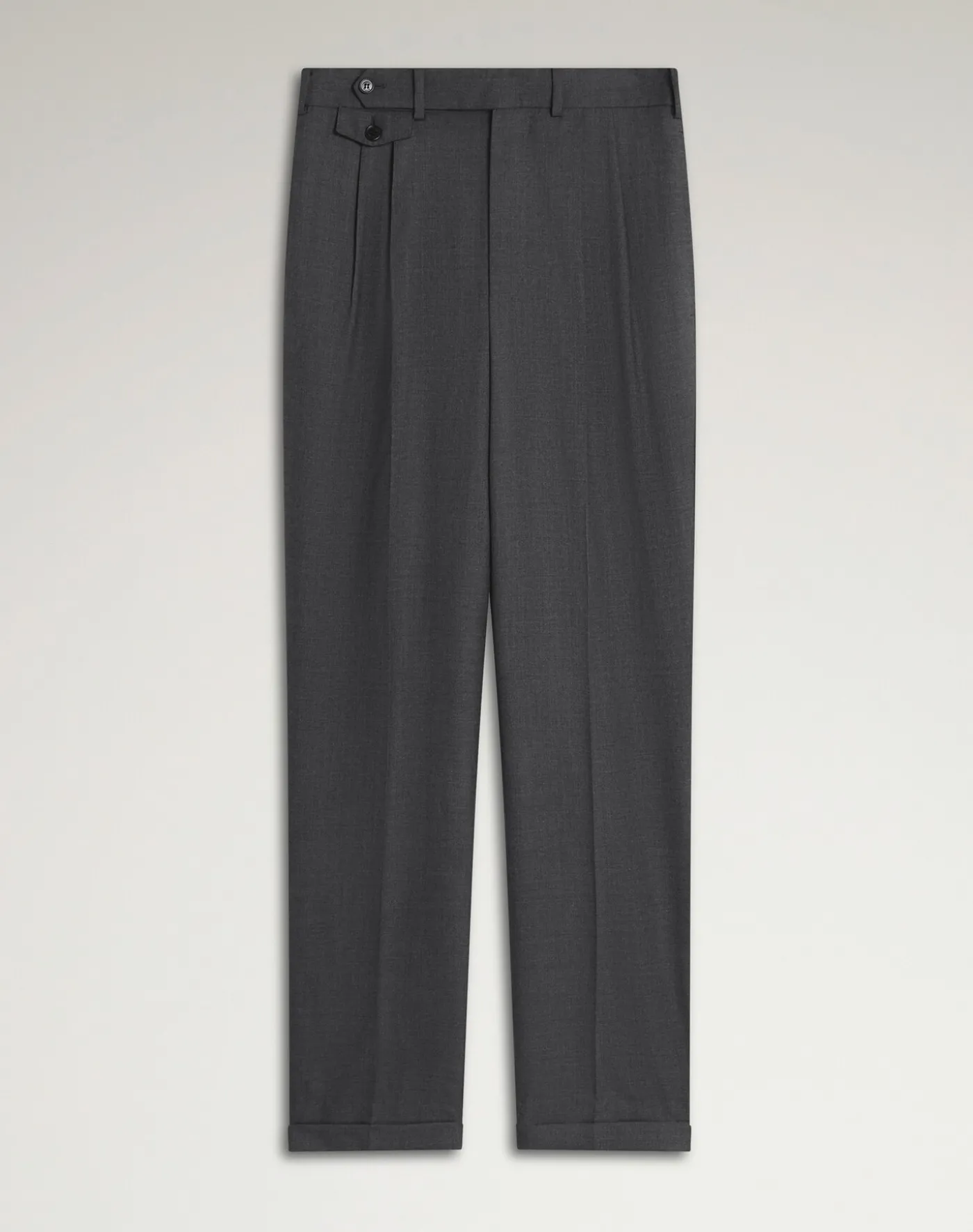 Cashmere Double Pleated Trousers