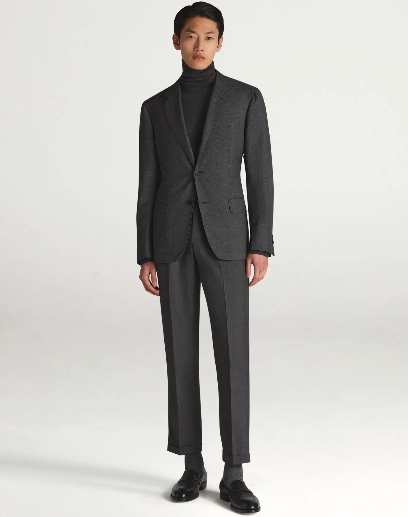 Cashmere Double Pleated Trousers