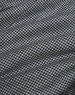 Cashmere Houndstooth Check Balmacaan