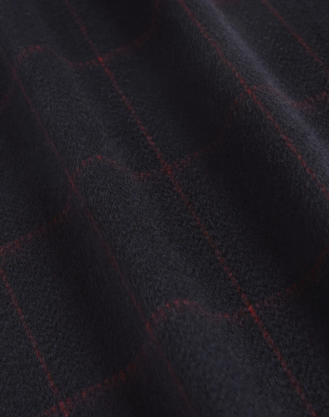 Cashmere Windowpane Double Face Scarf