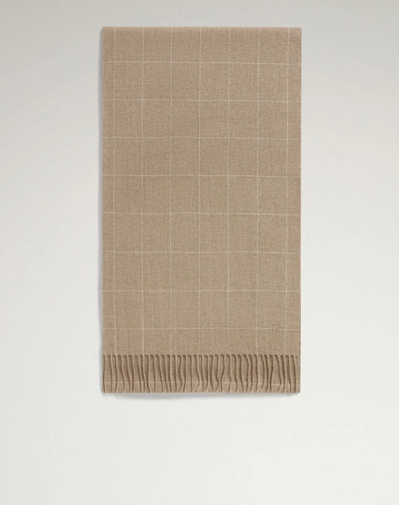 Cashmere Windowpane Scarf