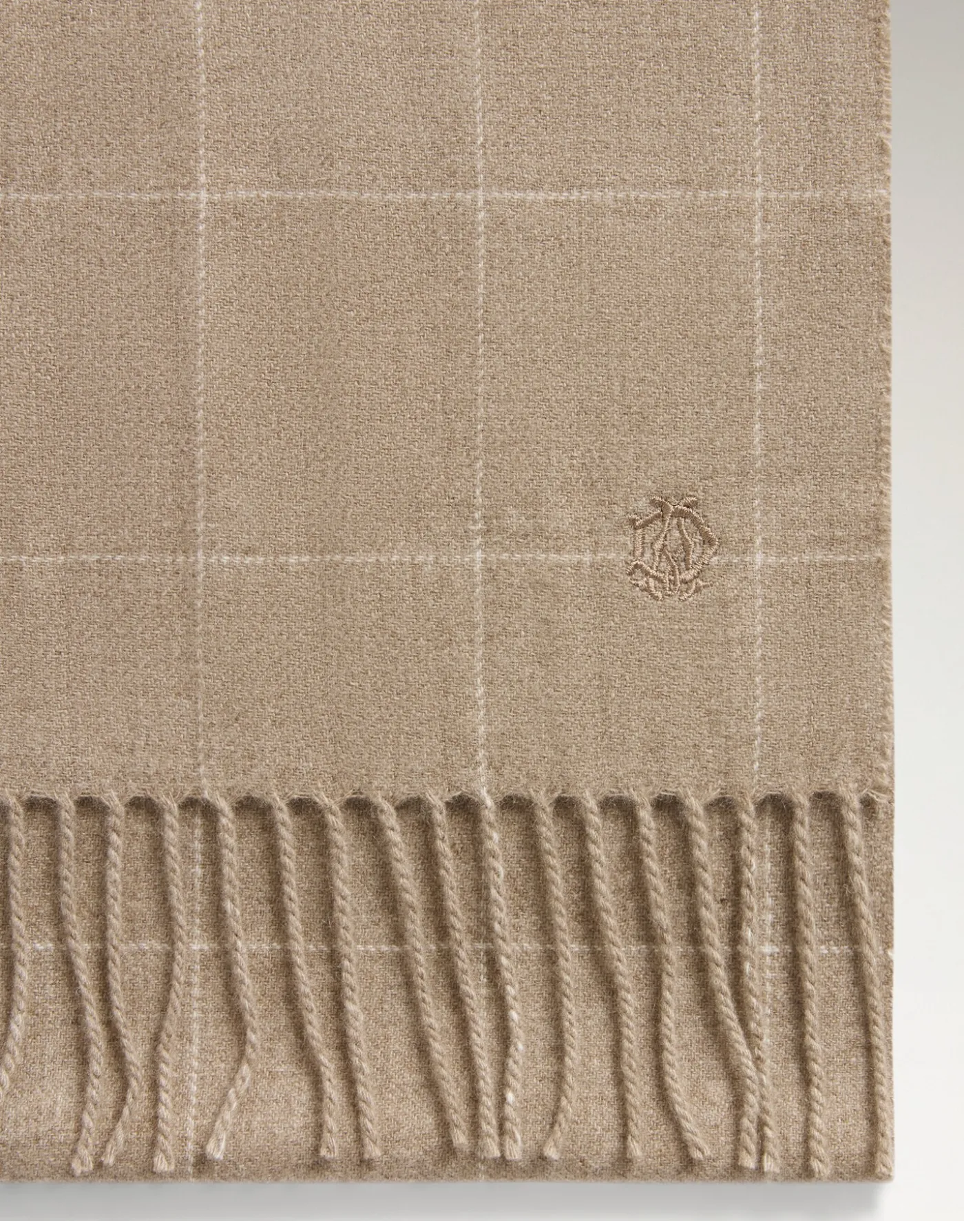 Cashmere Windowpane Scarf