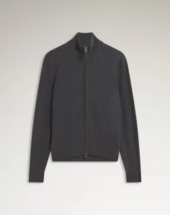 Cashmere Zip Through Jumper