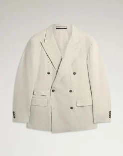Cotton Cashmere Cavendish Double Breasted Jacket