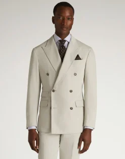 Cotton Cashmere Cavendish Double Breasted Jacket
