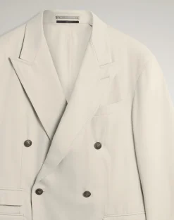 Cotton Cashmere Cavendish Double Breasted Jacket