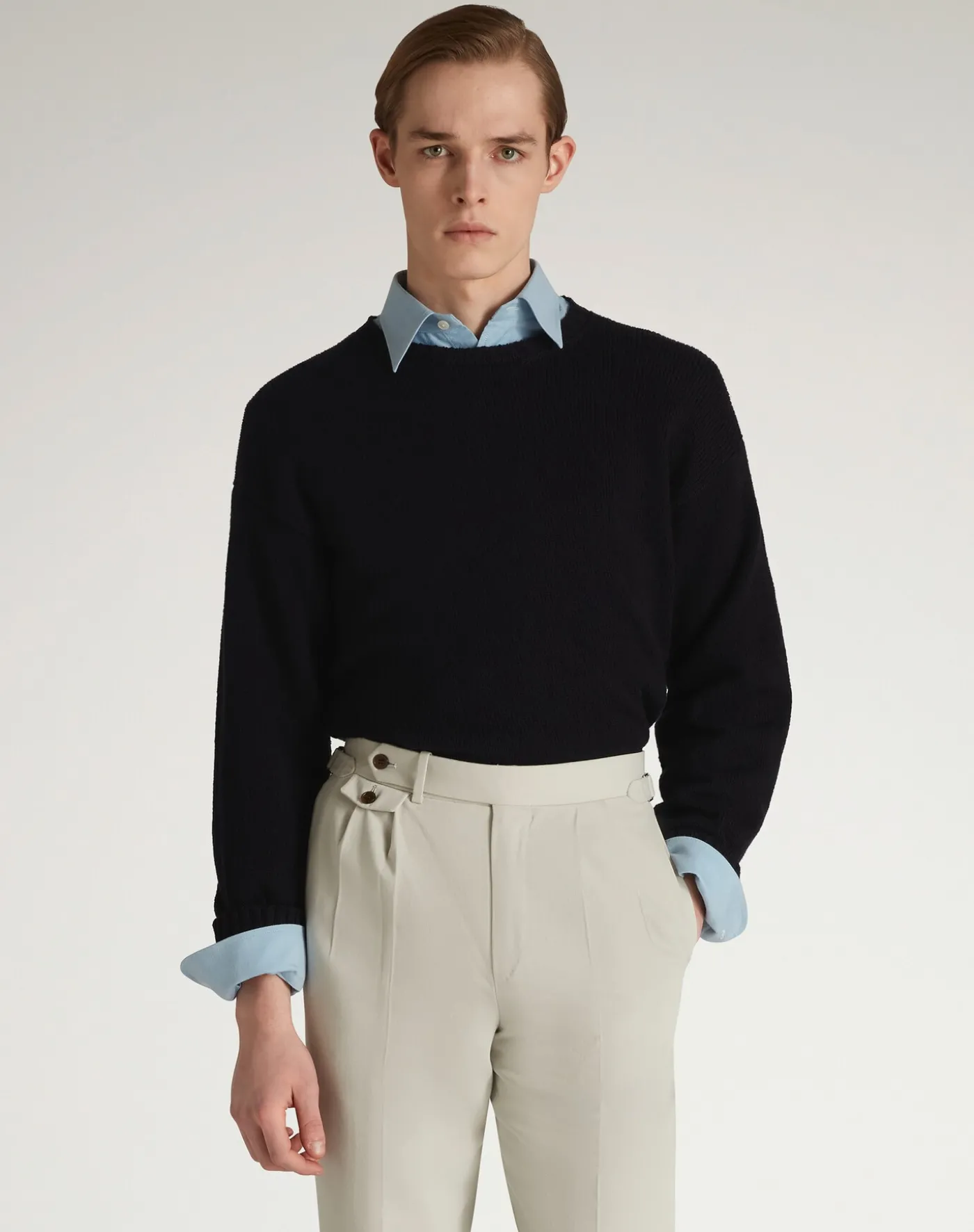 Cotton Crew Neck Jumper