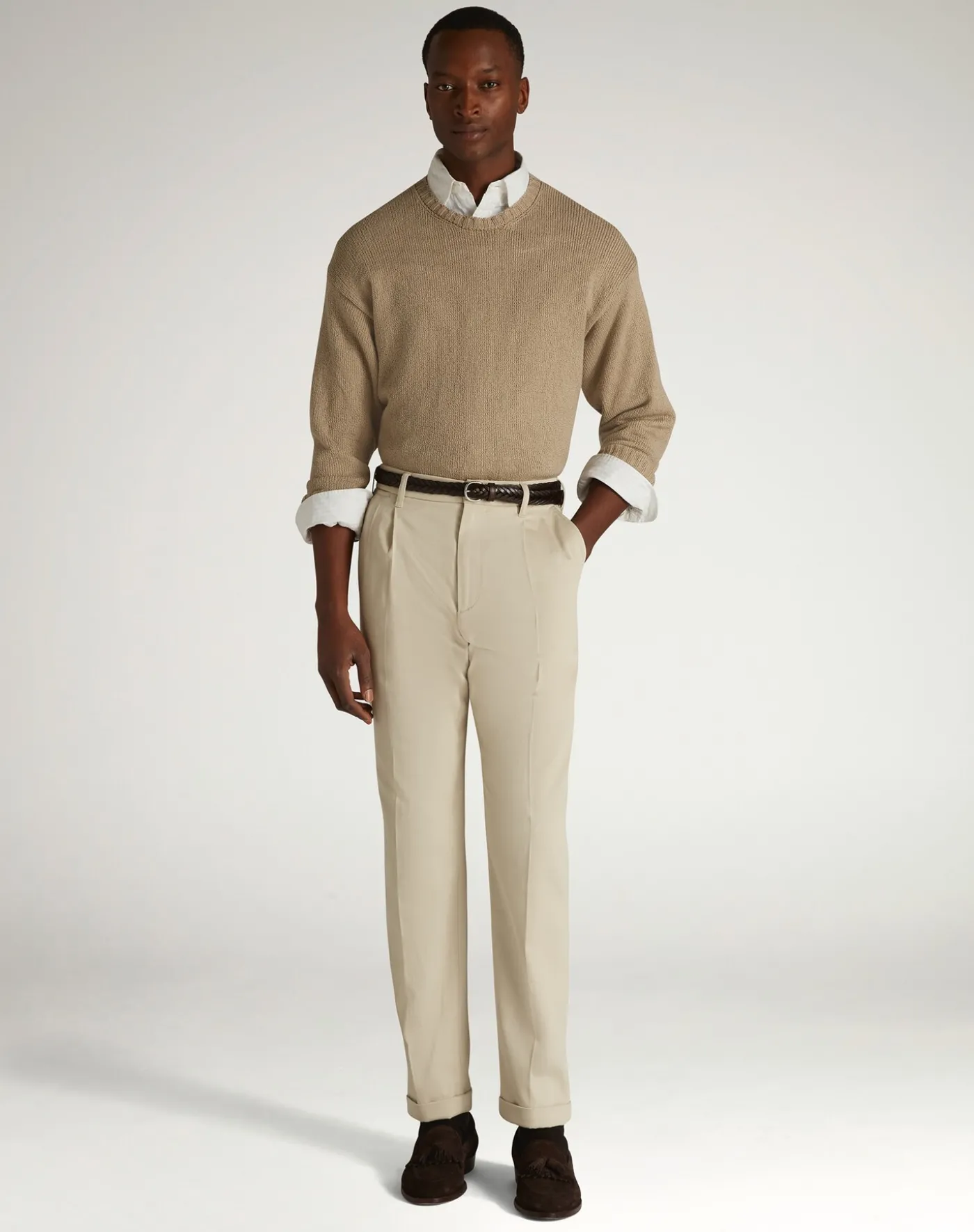 Cotton Crew Neck Jumper