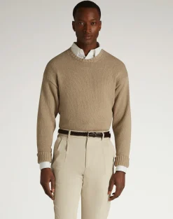 Cotton Crew Neck Jumper
