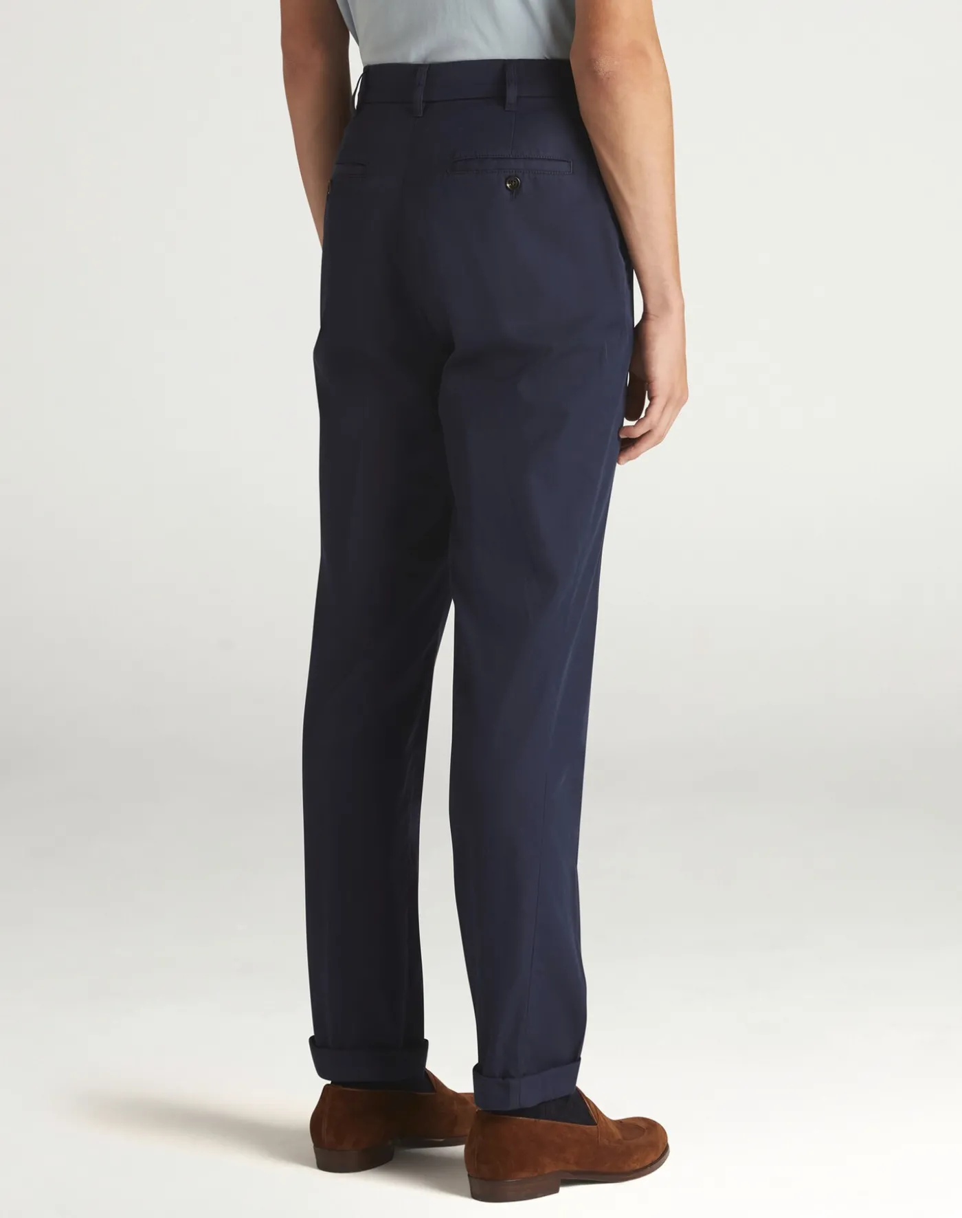 Cotton Gabardine Tailored Chinos
