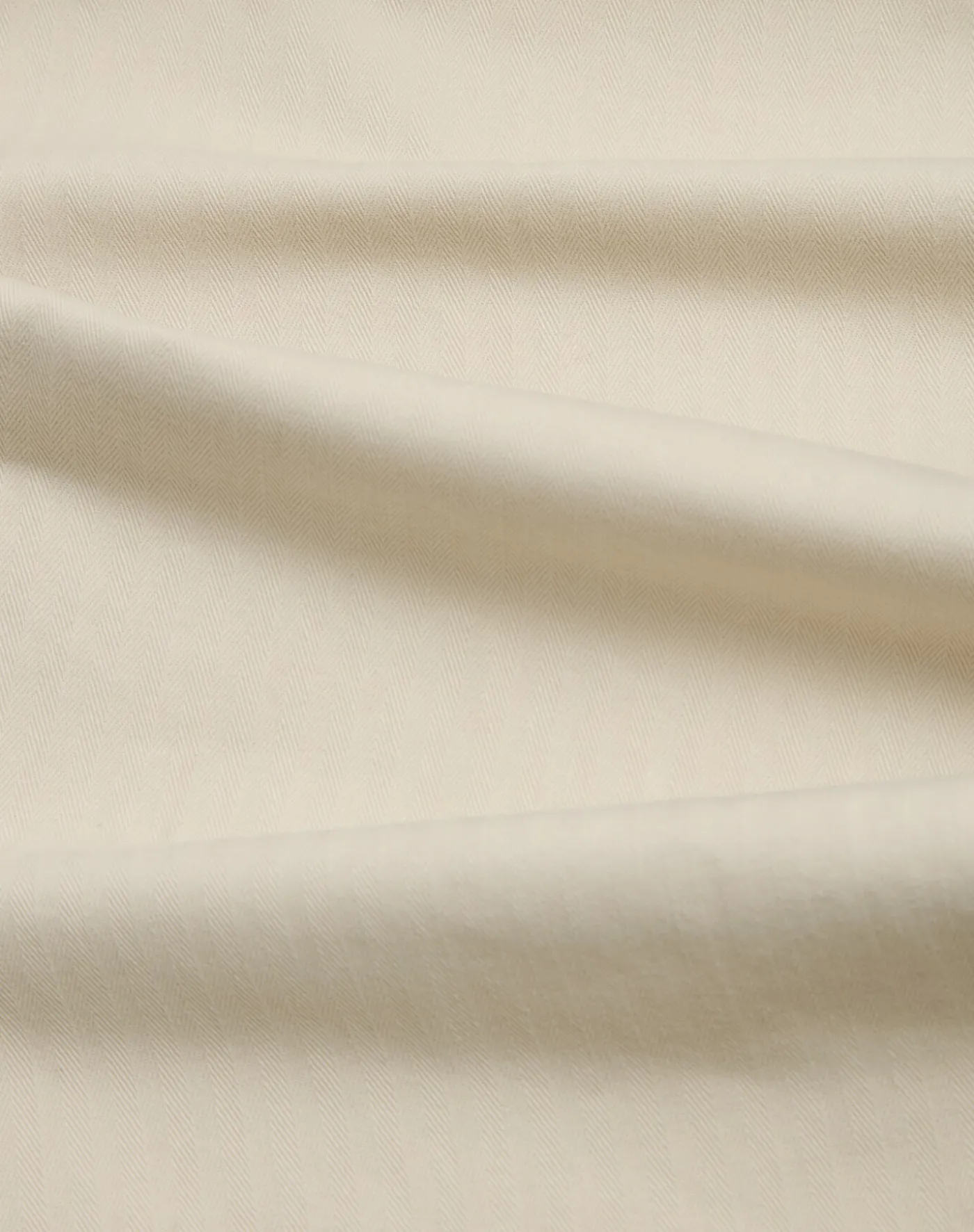 Cotton Micro Herringbone Single Pleat Tapered Chinos