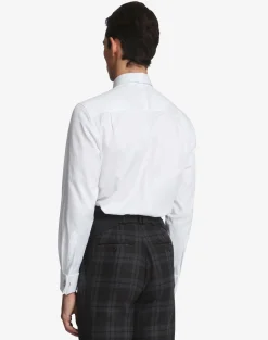 Cotton Oxford Bib Point Collar Evening Shirt