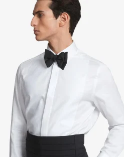 Cotton Oxford Bib Point Collar Evening Shirt