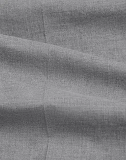 Cotton Silk Flat Front Trousers