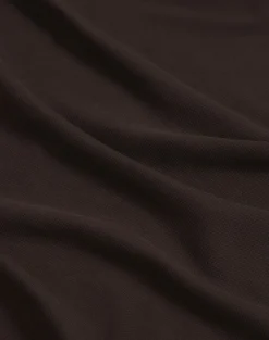 Cotton Silk Pique Long Sleeve Polo