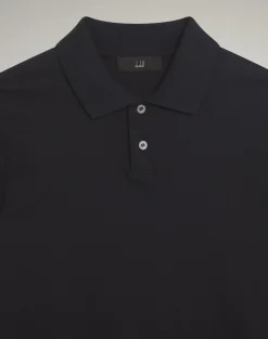 Cotton Silk Pique Short Sleeve Polo