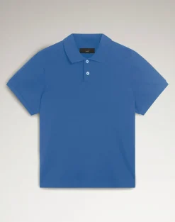 Cotton Silk Pique Short Sleeve Polo