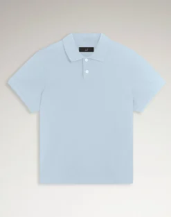 Cotton Silk Pique Short Sleeve Polo