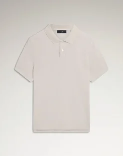 Cotton Silk Pique Short Sleeve Polo