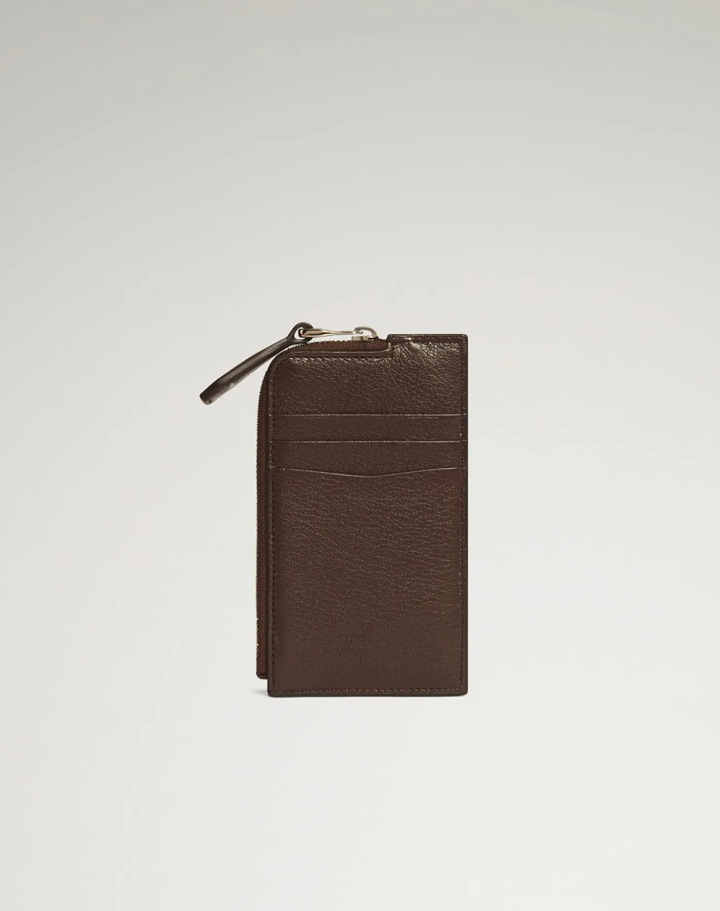 Duke Fine Leather Zip Card Case