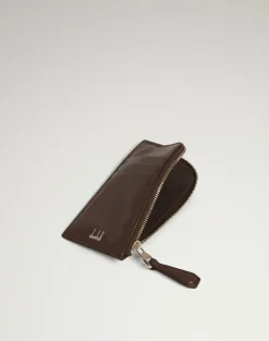 Duke Fine Leather Zip Card Case