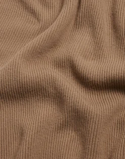 English Rib Cashmere 1/4 Button Jumper