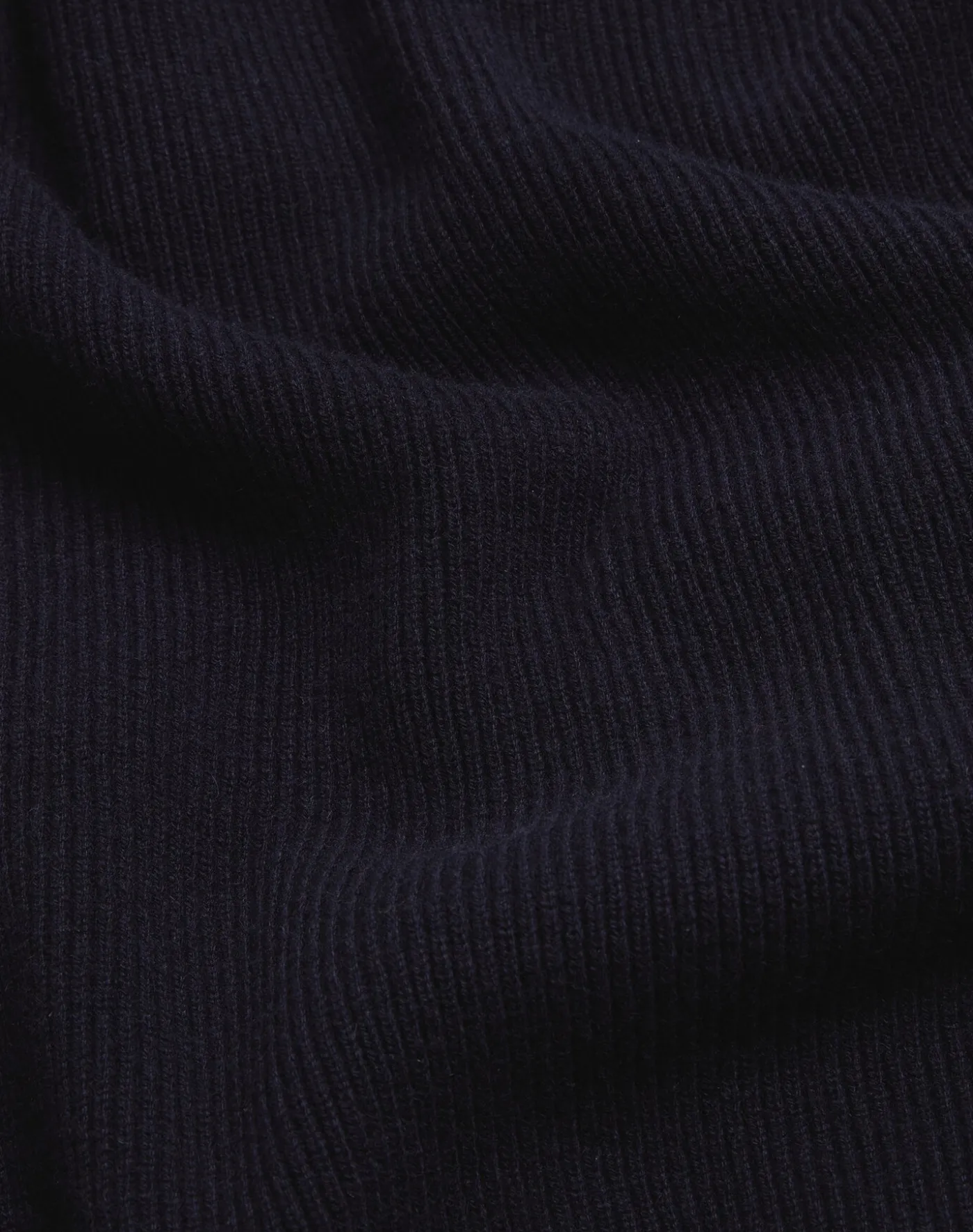 English Rib Cashmere 1/4 Button Jumper