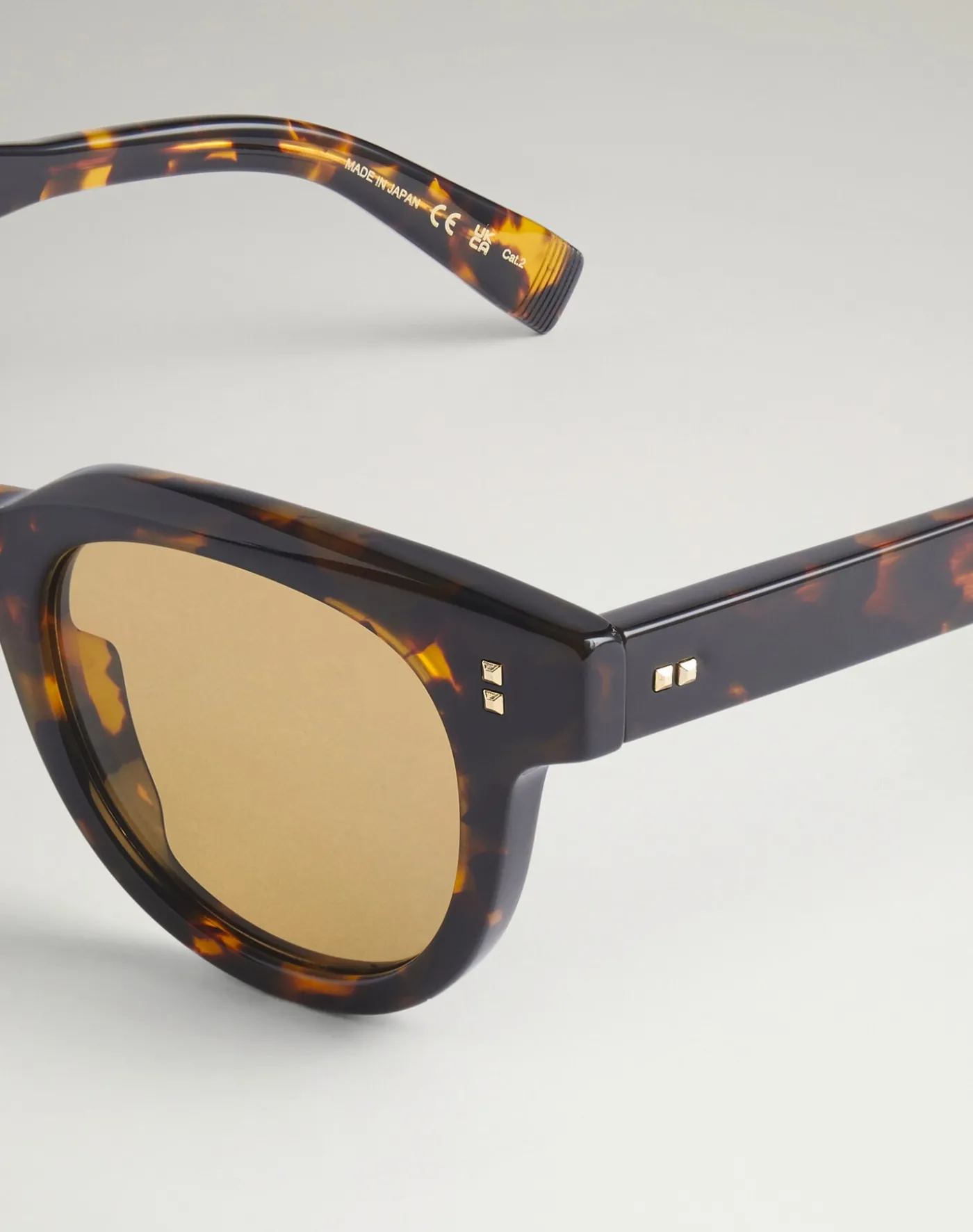 Heritage Hobnail Acetate Round Frame Sunglasses