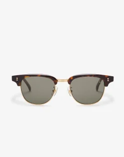 Heritage Hobnail Acetate Round Frame Sunglasses