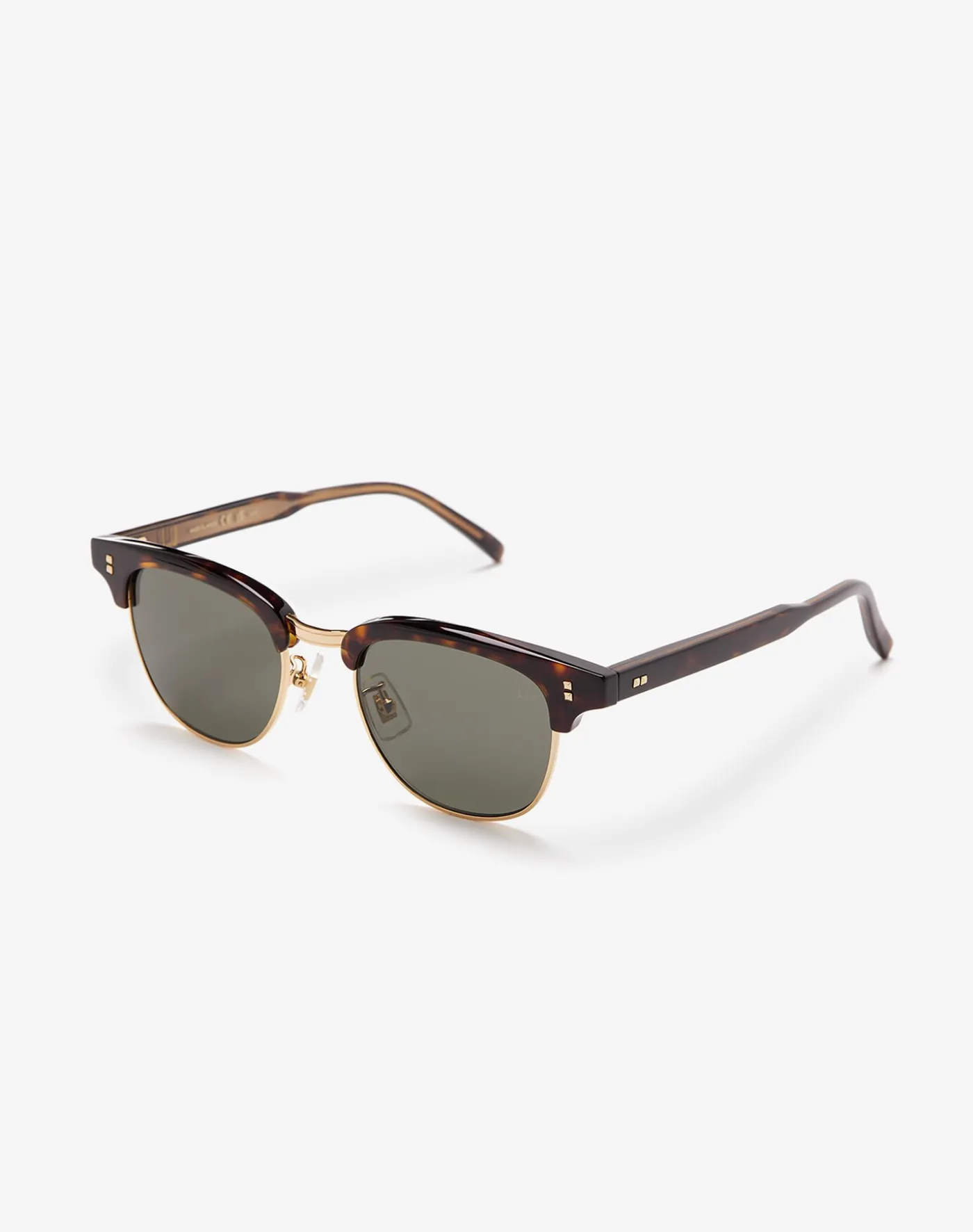 Heritage Hobnail Acetate Round Frame Sunglasses