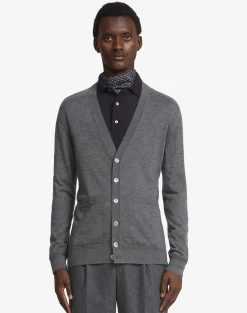 Melange Superfine Cashmere Cardigan