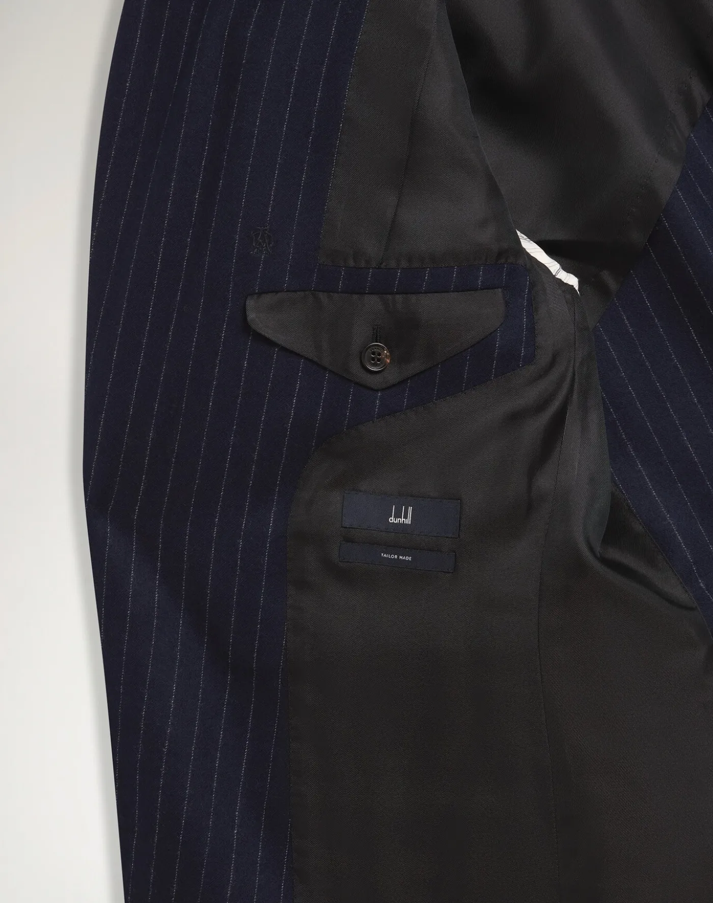 Merino Wool Chalkstripe Bourdon Single Breasted Jacket