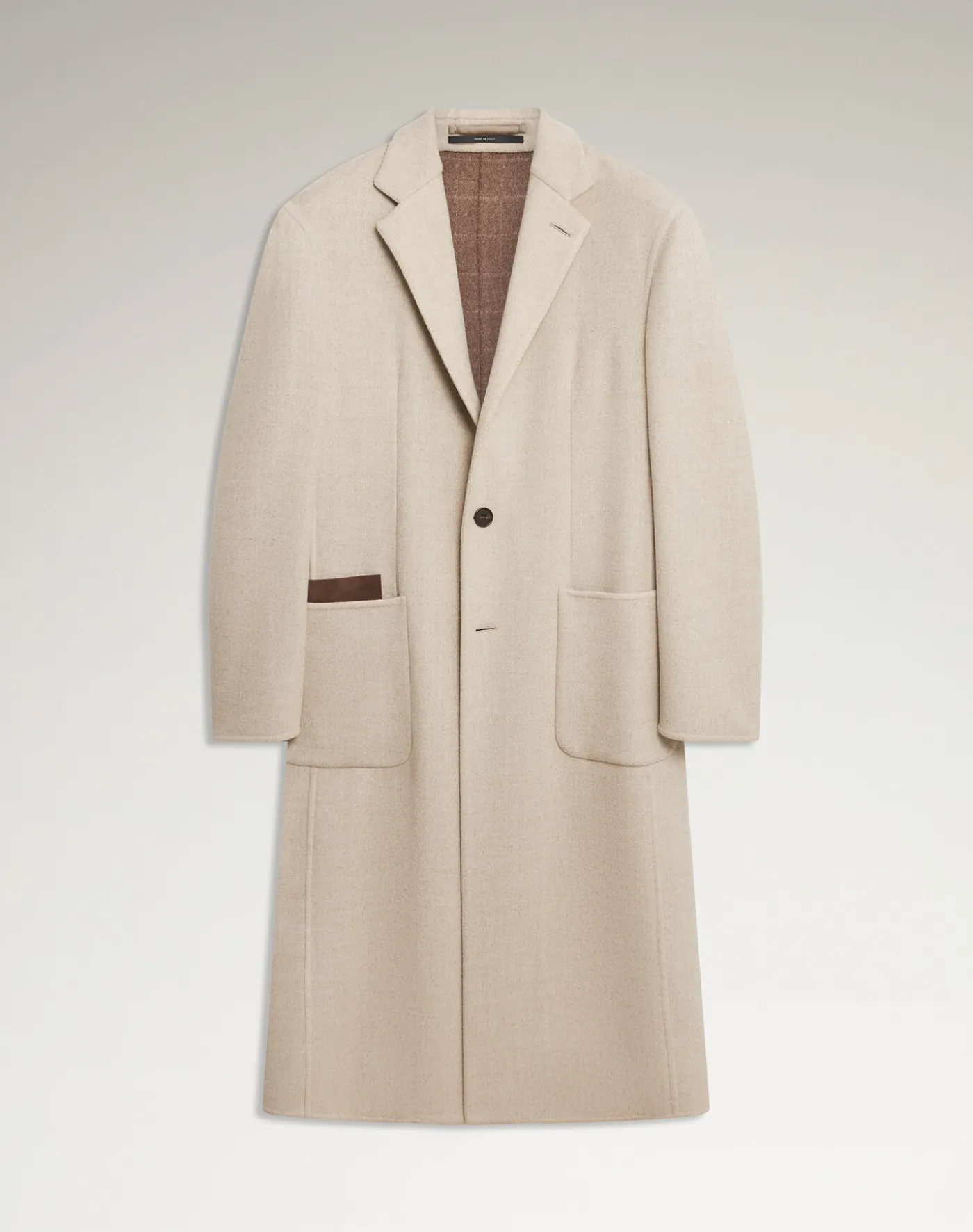 Merino Wool Double Face Chesterfield Coat