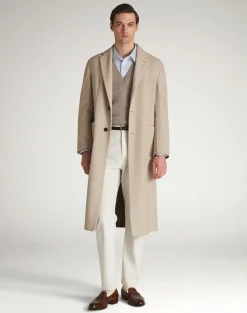 Merino Wool Double Face Chesterfield Coat