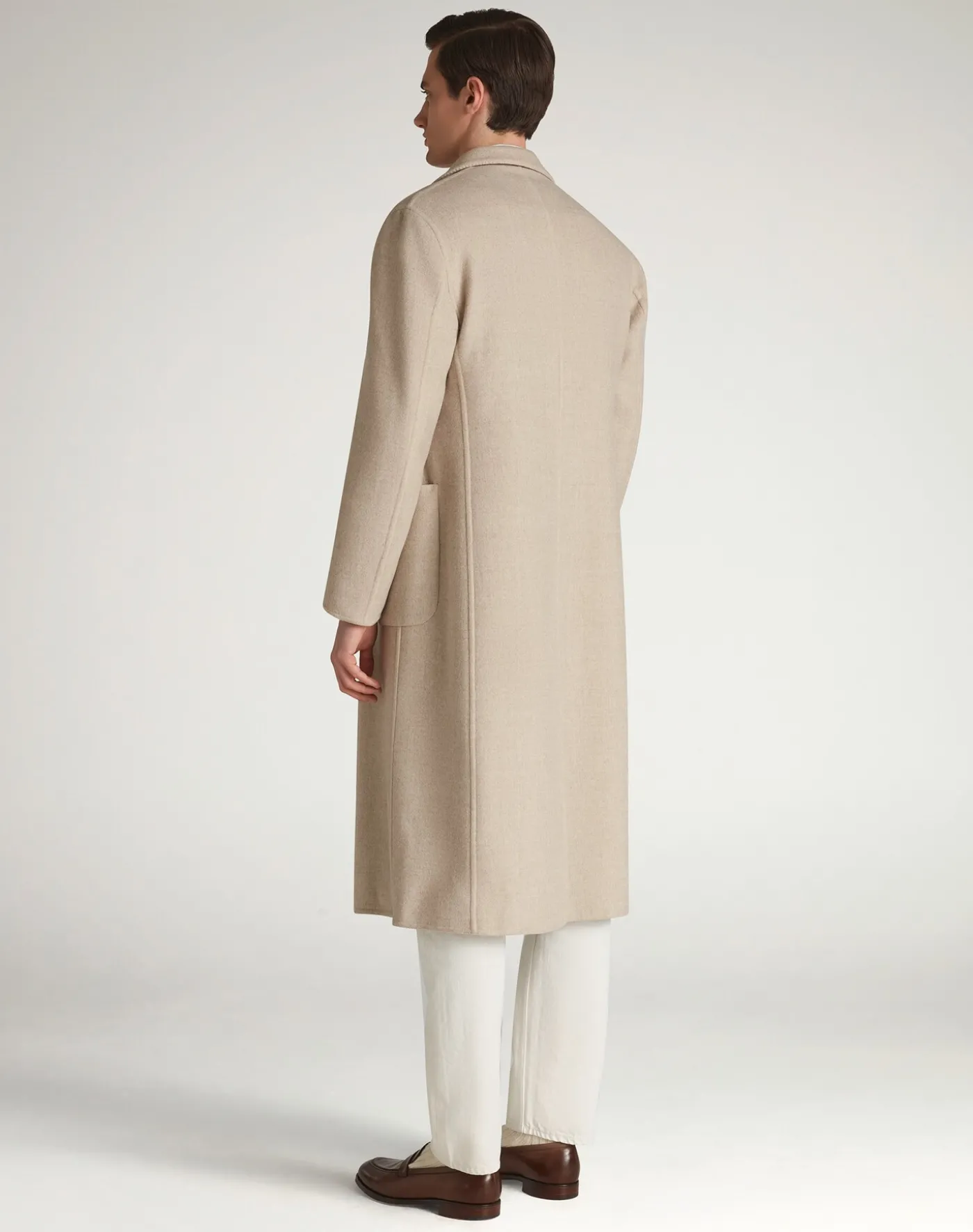 Merino Wool Double Face Chesterfield Coat