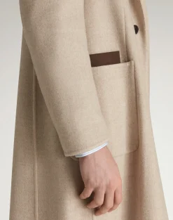 Merino Wool Double Face Chesterfield Coat
